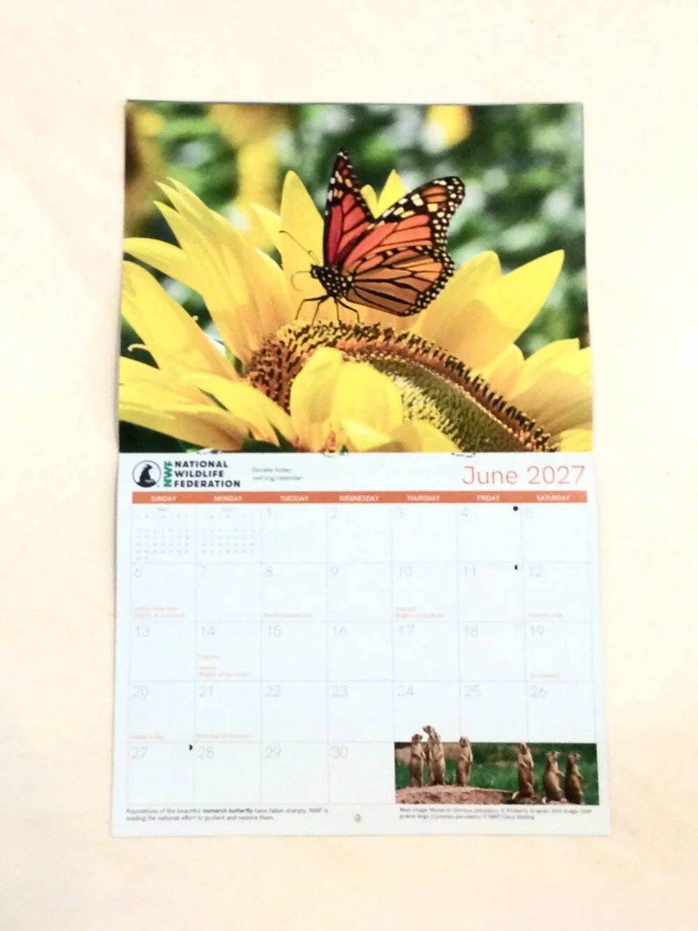 National Wildlife Federation 2026-2027 18-Month Calendar